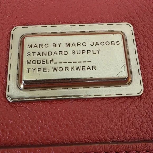 Marc By Marc Jacobs Cinch Backpack Burnt Orange Pebble Grain Leather - Picture 7 of 11